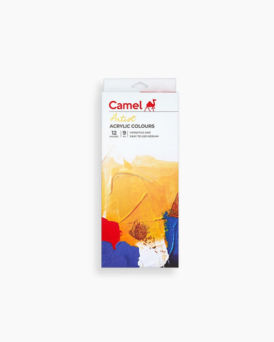 Camel Artist Acrylic Colours 12 shades in 9ml
