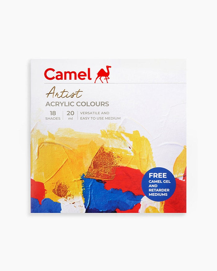 Camel Artist Acrylic Colours 24 shades in 9ml