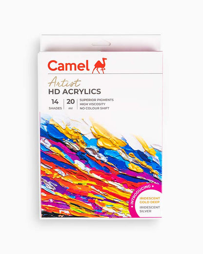 Camlin Artistic HD Acrylics Assorted pack