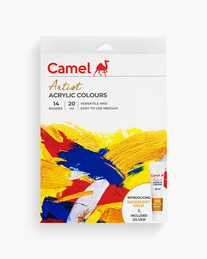 Camel Artist Acrylic Colours 14 shades in 20ml