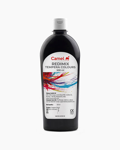 Redimix Tempera Colours Black (016) 500ml