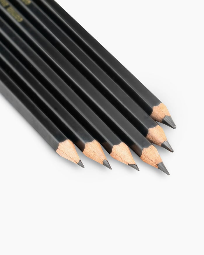 Drawing Pencils Assorted 6 Shades Set