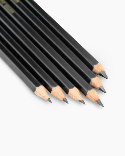 Drawing Pencils Assorted 6 Shades Set