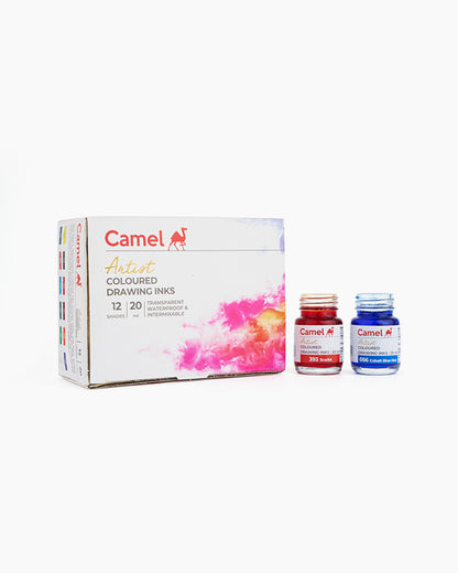 Camel Drawing Ink 12 shades in 20ml