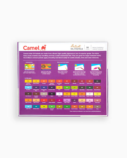 Artist Oil Pastels 50 Shades