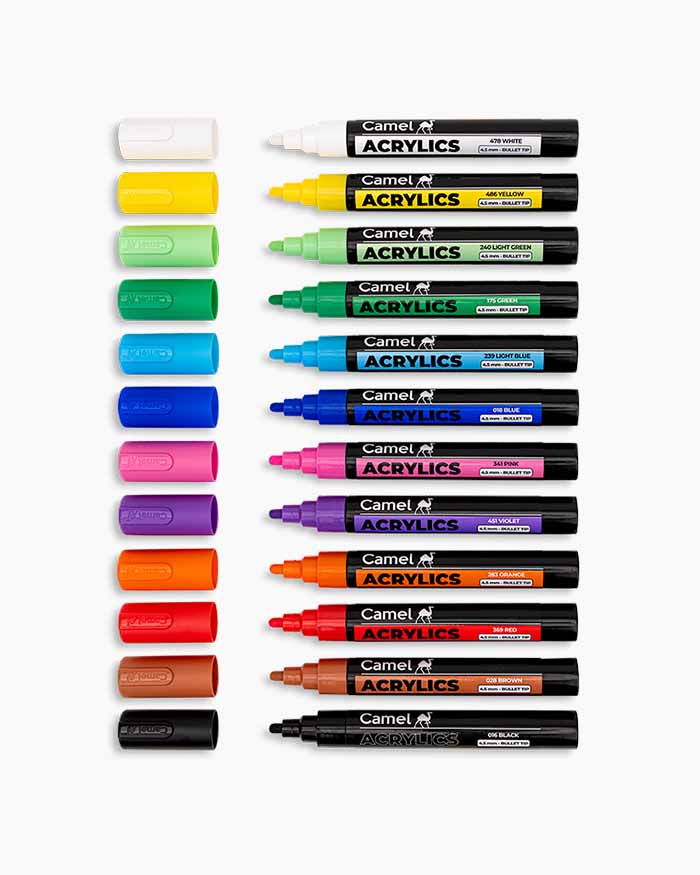 Acrylic Marker 12 shades