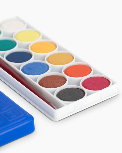 Student Water Colour Cakes 12 Shades (Junior)