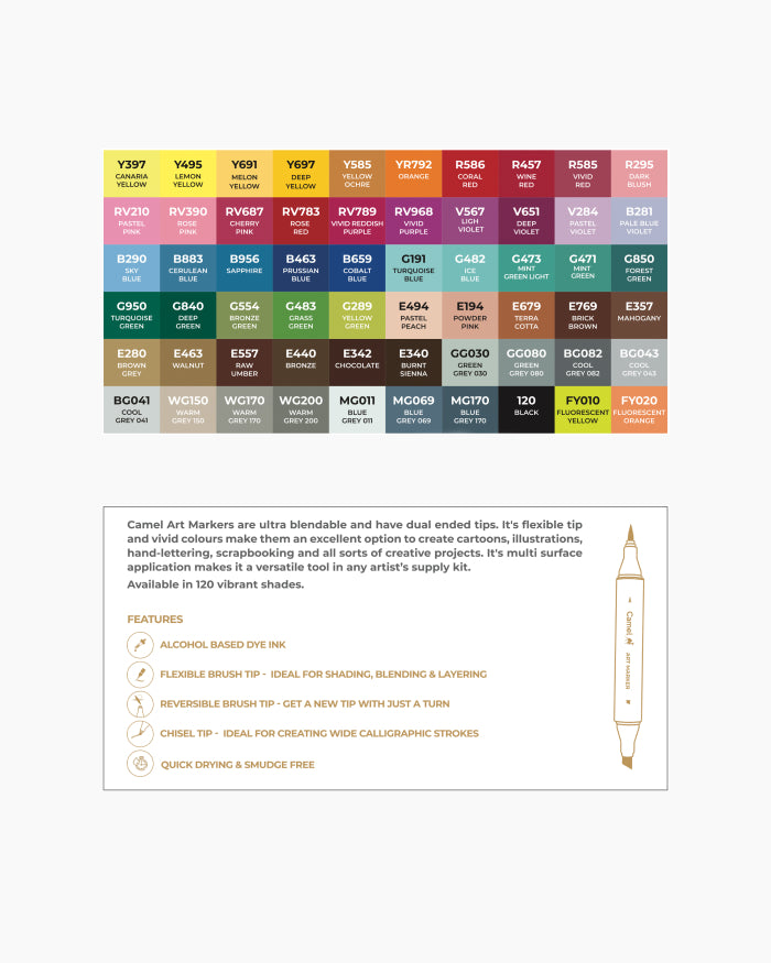 Art Marker 60 shades (1-60)