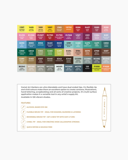 Art Marker 60 shades (1-60)
