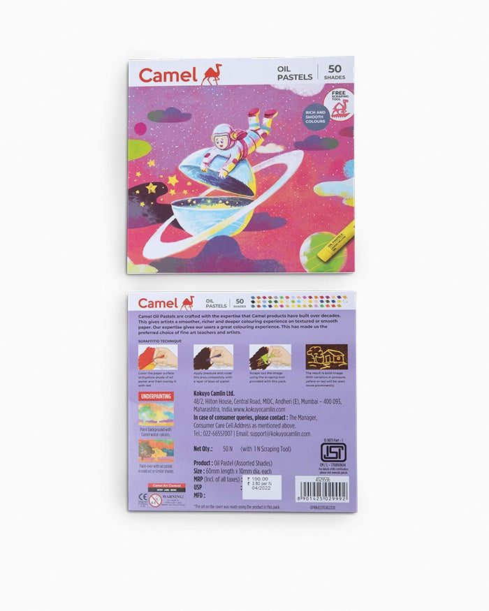 Student Oil Pastels 50 Shades - Carton