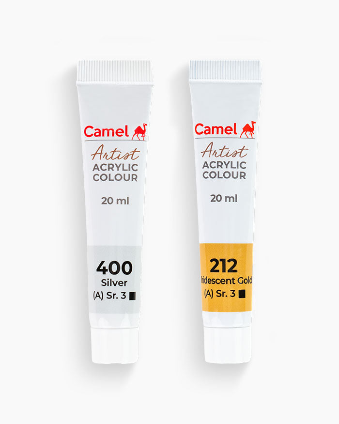 Camel Artist Acrylic Colours 14 shades in 20ml