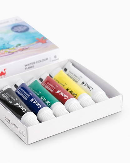 Student Water Colour Tubes 5ml 6 Shades