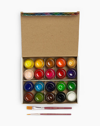 Premium Poster Colour Assorted pack of 12 shades in 20ml