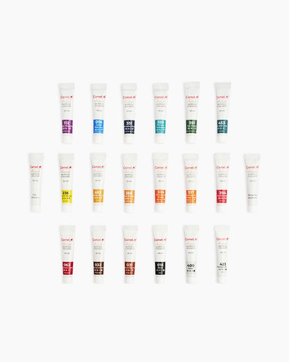 Camel Artist Acrylic Colours 24 shades in 9ml