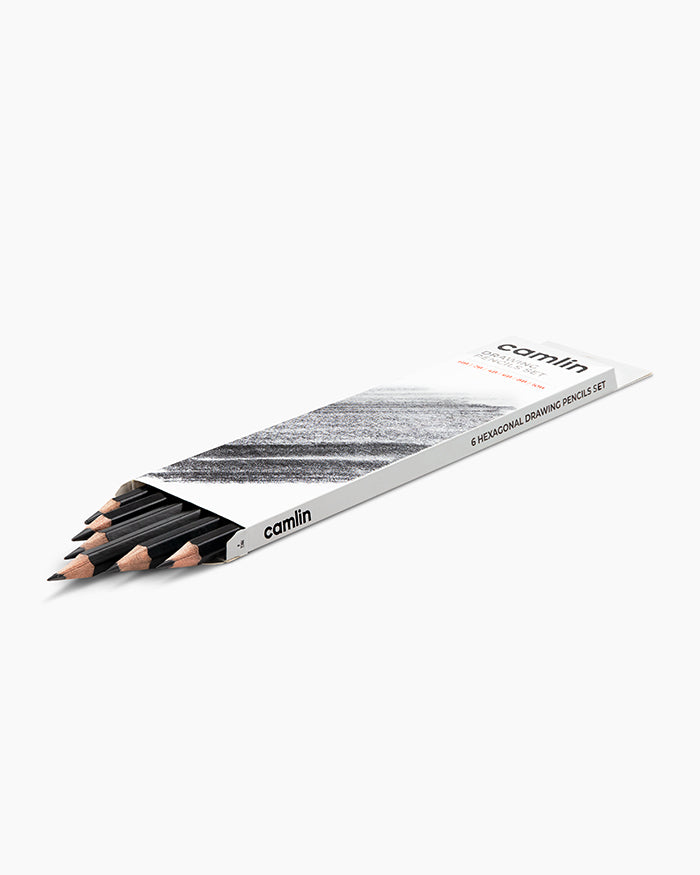 Drawing Pencils Assorted 6 Shades Set