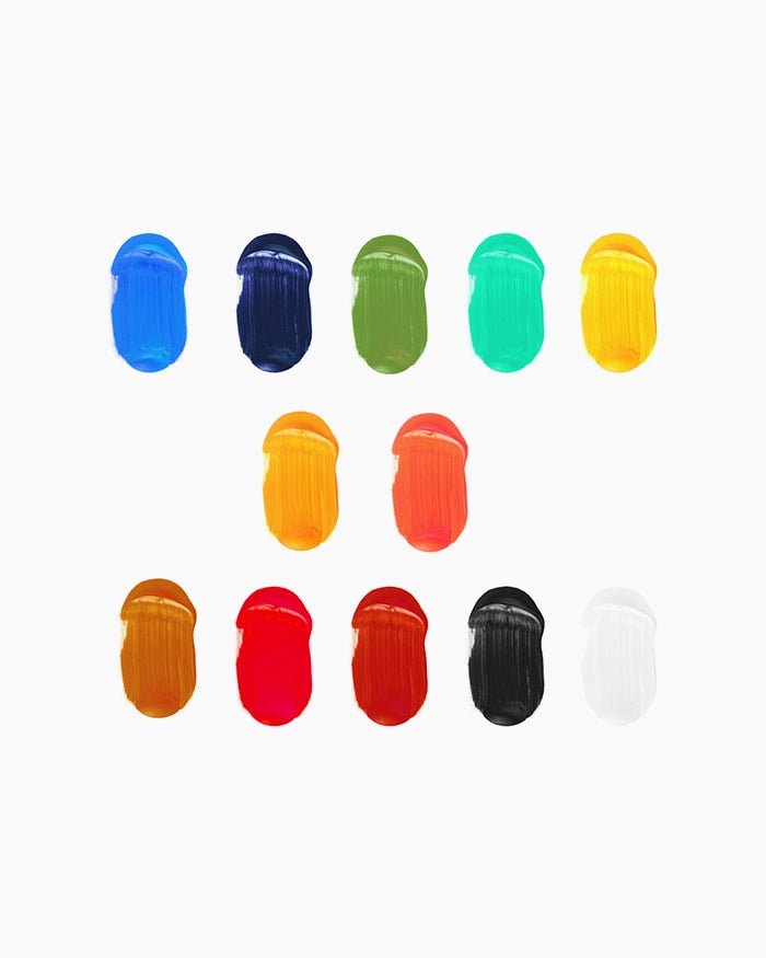 Camel Artist Acrylic Colours 12 shades in 40ml